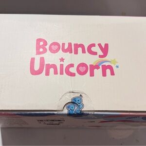 Bouncy Unicorn Pink Toy Car